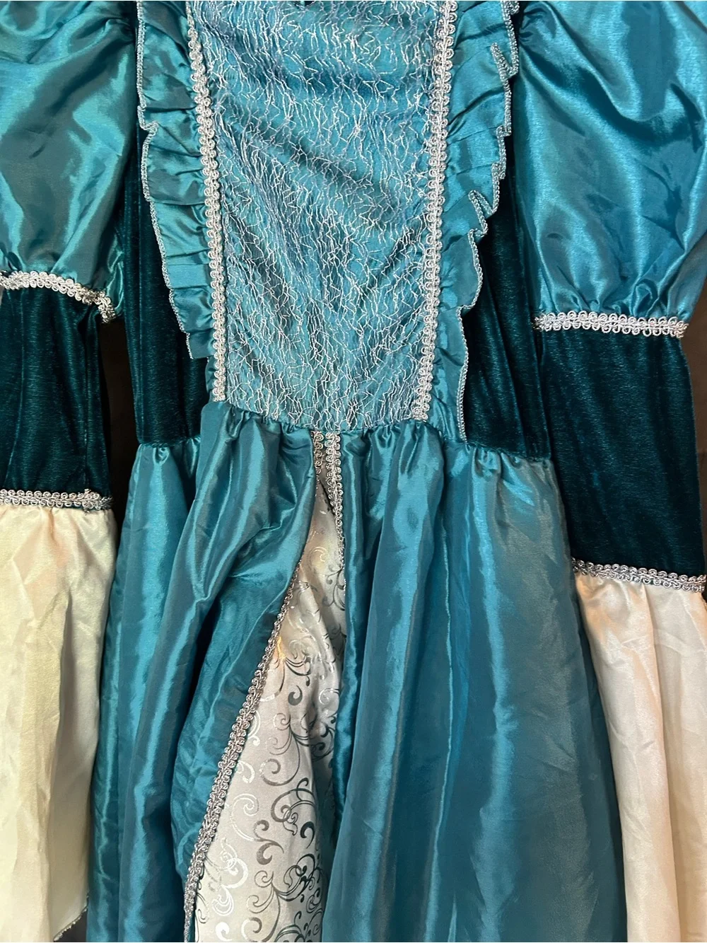 Kids Blue Princess Costume Dress